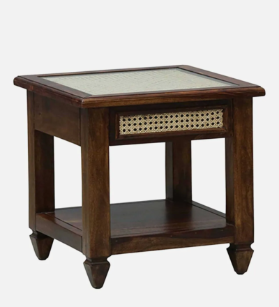 Somnio Bedside Table Sheesham Wood By Sarve Furniture - Image 6