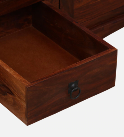 Contemporary Sheesham Bookshelf with Floating Shelves and Minimalist Design - Image 10