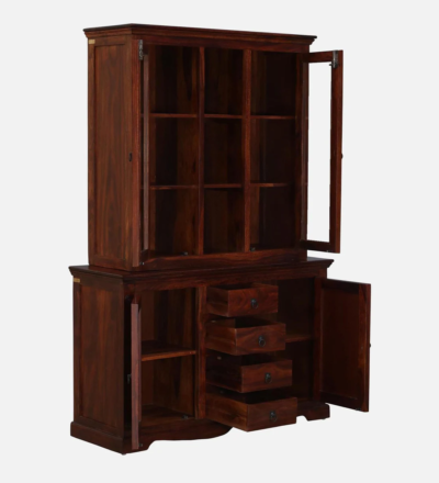 Contemporary Sheesham Bookshelf with Floating Shelves and Minimalist Design - Image 6