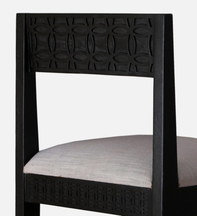 Modern High Stool with Cushioned Top and Wooden Base By Sarve Furniture - Image 8