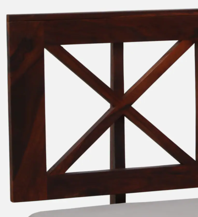 Antique Look Wooden Bed Frame – Without Storage, Wood Carved Details By Sarve Furniture - Image 9