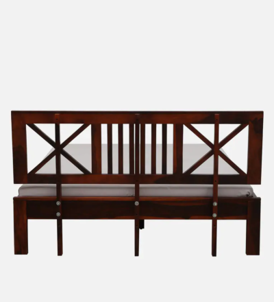 Antique Look Wooden Bed Frame – Without Storage, Wood Carved Details By Sarve Furniture - Image 8