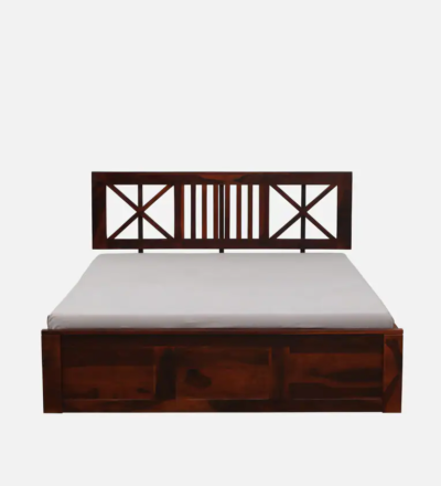 Contemporary Sheesham Wood Bed With Box Storage By Sarve Furniture - Image 4