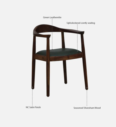 Polished Sheesham Dining Set with Comfortable High Backrest Seating - Image 7