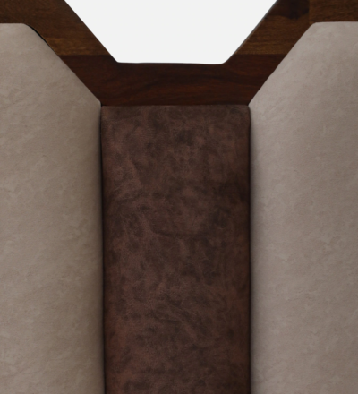 Pure Solid Wood Bed With Gaddi Headboard By Sarve Furniture - Image 11
