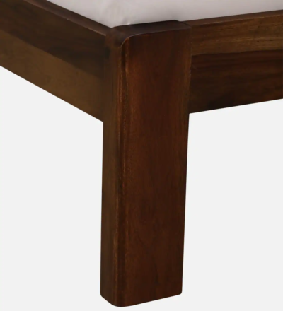 Pure Solid Wood Bed With Gaddi Headboard By Sarve Furniture - Image 10