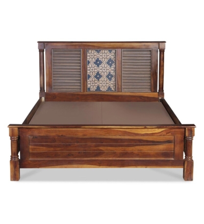 Solid Wood Bed Frame with Simple Design and Large Underbed - Image 5