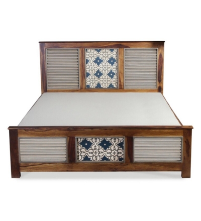 Buy Wooden Bed Online Without Storage By Sarve Furniture - Image 6