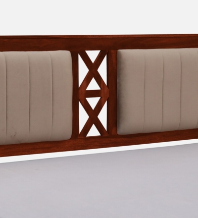 Lumera Upholstered Bed Sheesham Wood with Drawer Storage By Sarve Furniture - Image 9