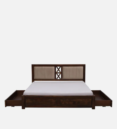 LuxeCraft Sheesham Wood Bed with Drawer Storage By Sarve Furniture - Image 6