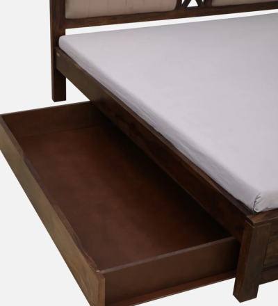 LuxeCraft Sheesham Wood Bed with Drawer Storage By Sarve Furniture - Image 12