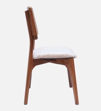 Classic Dining Chair Home with Wooden Frame and Stylish Fabric Seat Cushion (Set Of 2) - Image 6