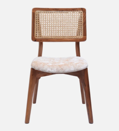Classic Dining Chair Home with Wooden Frame and Stylish Fabric Seat Cushion (Set Of 2) - Image 7