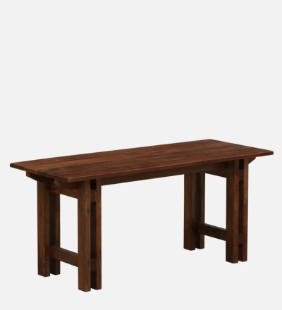 Designer Dining Set Sheesham Wood with Bench Seating and Modern Table Design - Image 7