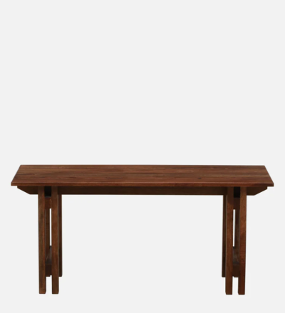 Designer Dining Set Sheesham Wood with Bench Seating and Modern Table Design - Image 14