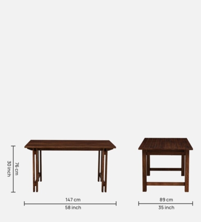 Family Dining Set 6 Seater with Cushioned Chairs and Wide Table for Daily Meals - Image 3