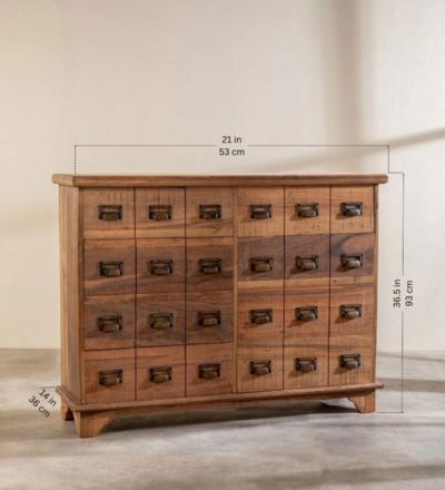 Compact Drawer Chest with Contemporary Look and Smooth Handle-Free Drawers - Image 3