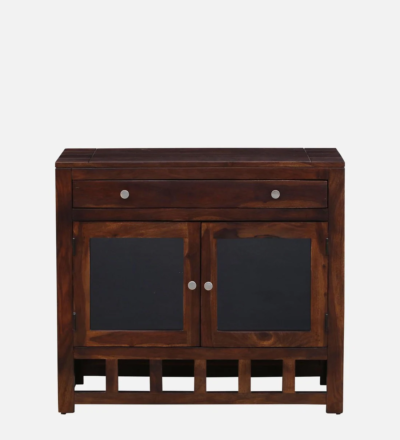 Classic Indian Style Bookshelf in Solid Sheesham with Detailed Carvings - Image 4