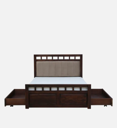 GreenNest Wooden Bed With Drawer Storage By Sarve Furniture - Image 7