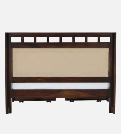 Bedroom Sheesham Wood Bed Without Storage By Sarve Furniture - Image 4
