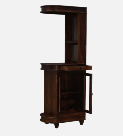 Bar Furniture with Wine Bottle Display and Glass Hanging Rack By Sarve Furniture - Image 8