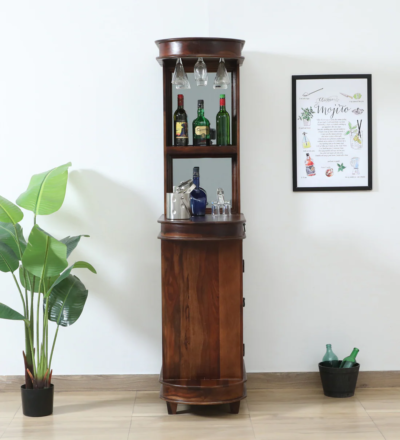 Bar cabinet with wine display Hanging glass rack furniture Stylish home bar furniture Wooden bar unit with storage Wine and glass storage cabinet Modern bar cabinet design Bar furniture with glass holder Multi-functional bar cabinet Space-saving home bar unit Elegant bar furniture in wood