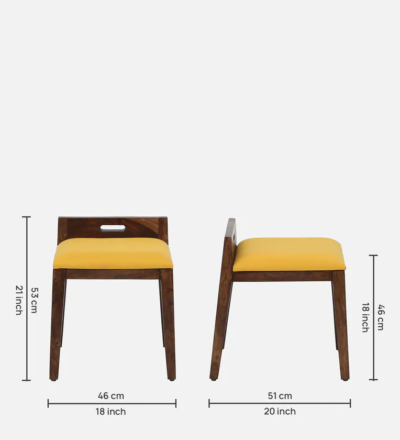 Crestwood Sheesham Wood 4 Seater Dining Set By Sarve Furniture - Image 4