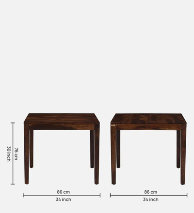 Crestwood Sheesham Wood 4 Seater Dining Set By Sarve Furniture - Image 3