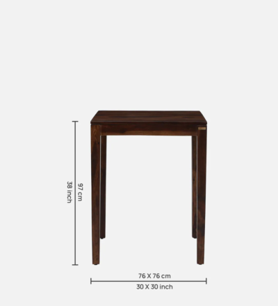 Radiance Sheesham Wood Bar Table Set By Sarve Furniture (Set Of 2) - Image 4