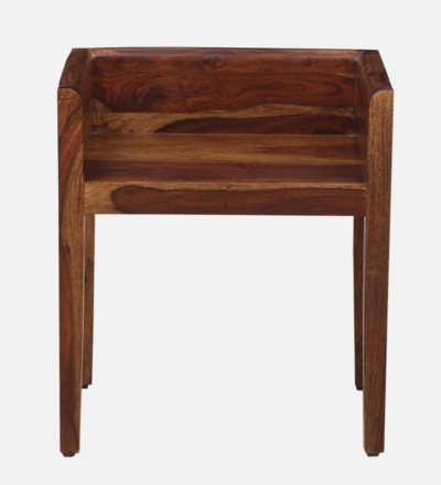 Comfortable Wooden Dining Chair with Upholstered Seat and Armless Design - Image 5