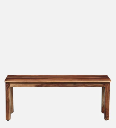 Dining Set with Bench and Four Wooden Chairs in Premium Sheesham Wood - Image 13