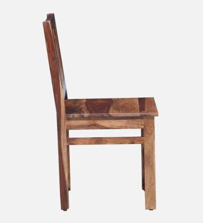 Dining Set with Bench and Four Wooden Chairs in Premium Sheesham Wood - Image 9