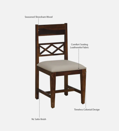 Dining Set with Designer Polish and Comfortable Cushioned Chairs - Image 10