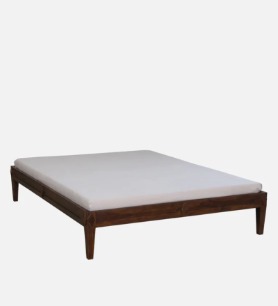 Beautiful Sheesham Wood Bed  Without Storage By Sarve Furniture - Image 4
