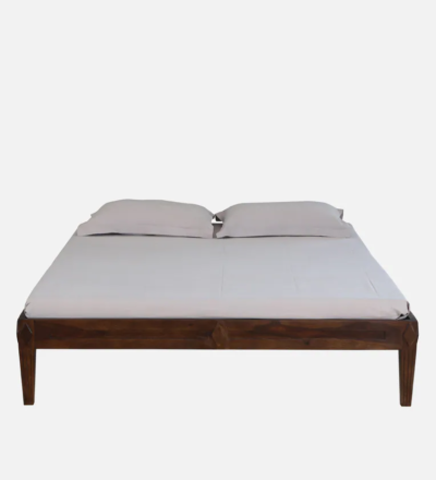 Beautiful Sheesham Wood Bed  Without Storage By Sarve Furniture - Image 7