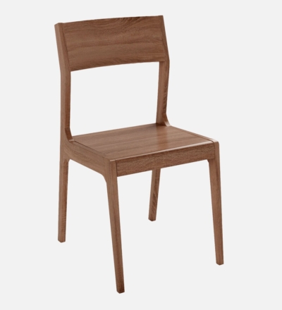 Elegant Wooden Home Chair for Dining Table with Soft Backrest and Polish (Set Of 2) - Image 4