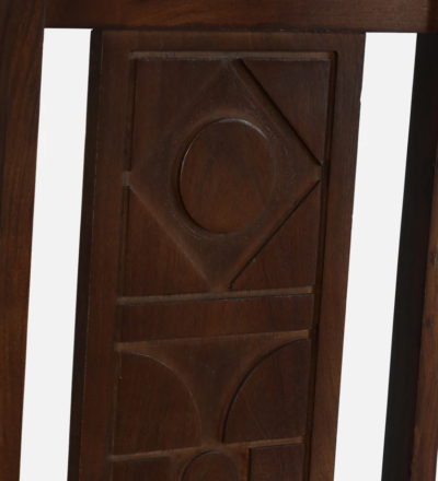Premium Dining Set Home Sheesham Wood with Slatted Back Chairs and Strong Legs - Image 14