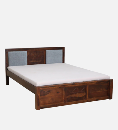 Pure Sheesham Wood Bed Without Storage By Sarve Furniture - Image 5