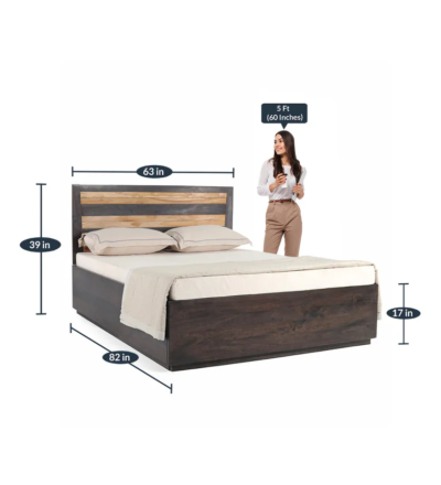 Element Dream Bed Frame With Hydraulic Storage Bed By Sarve Furniture - Image 3