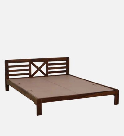 Stylish Sheesham Wood Without Storage Bed By Sarve Furniture - Image 5