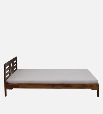 Stylish Sheesham Wood Without Storage Bed By Sarve Furniture - Image 7
