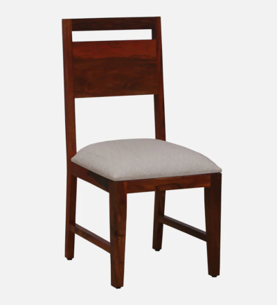 Modern Home Dining Set with Polished Sheesham Table and Four Upholstered Chairs - Image 13
