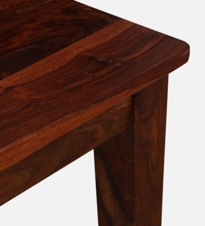 Modern Home Dining Set with Polished Sheesham Table and Four Upholstered Chairs - Image 18