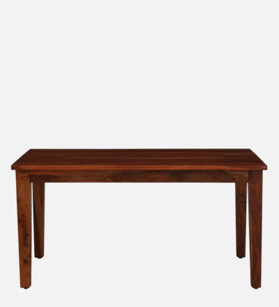 Modern Sheesham Dining Set 6 Seater with Bold Legs and Natural Texture Wood Finish - Image 7