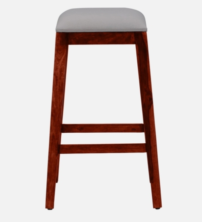 Designer Wooden Bar Stool with Angled Legs and Smooth Finish (Set Of 2) - Image 4