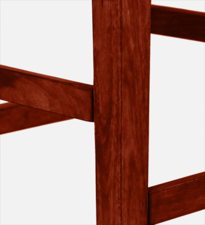 Designer Wooden Bar Stool with Angled Legs and Smooth Finish (Set Of 2) - Image 5