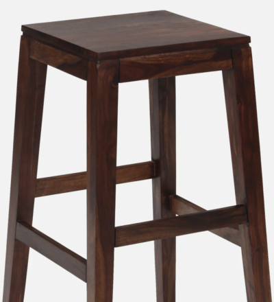Eclipse Sheesham Wood Bar Stool By sarve Furniture - Image 7