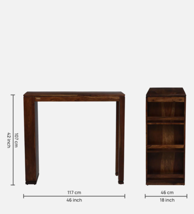 Emberstone Bar Table Set With Set of 2 Stools By Sarve Furniture - Image 3