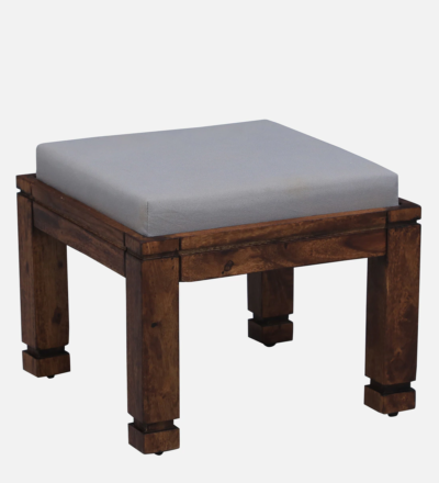 Storage Nesting Coffee Table Set Sheesham Wood With Cushioned Stools - Image 7