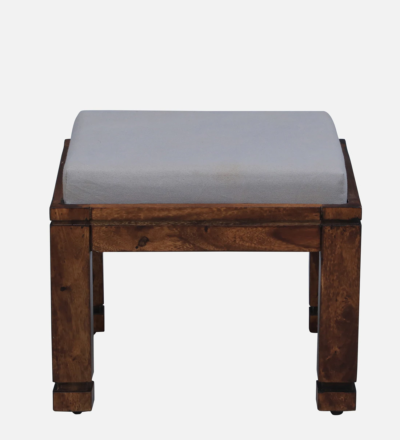 Storage Nesting Coffee Table Set Sheesham Wood With Cushioned Stools - Image 10